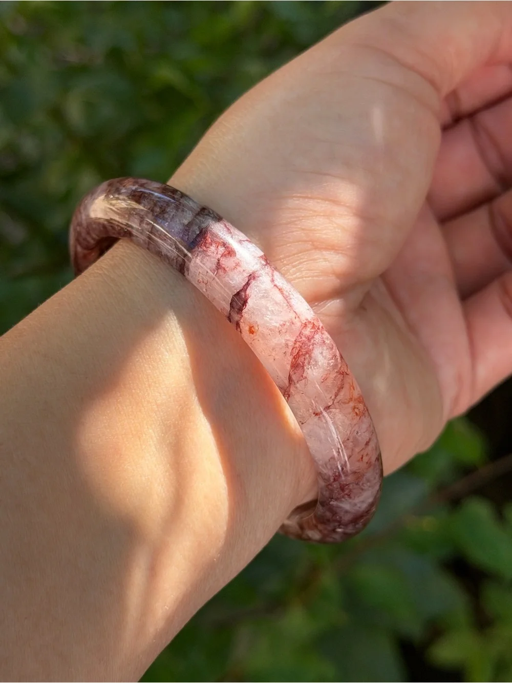 62mm inner diameter fire quartz bangle 1659
